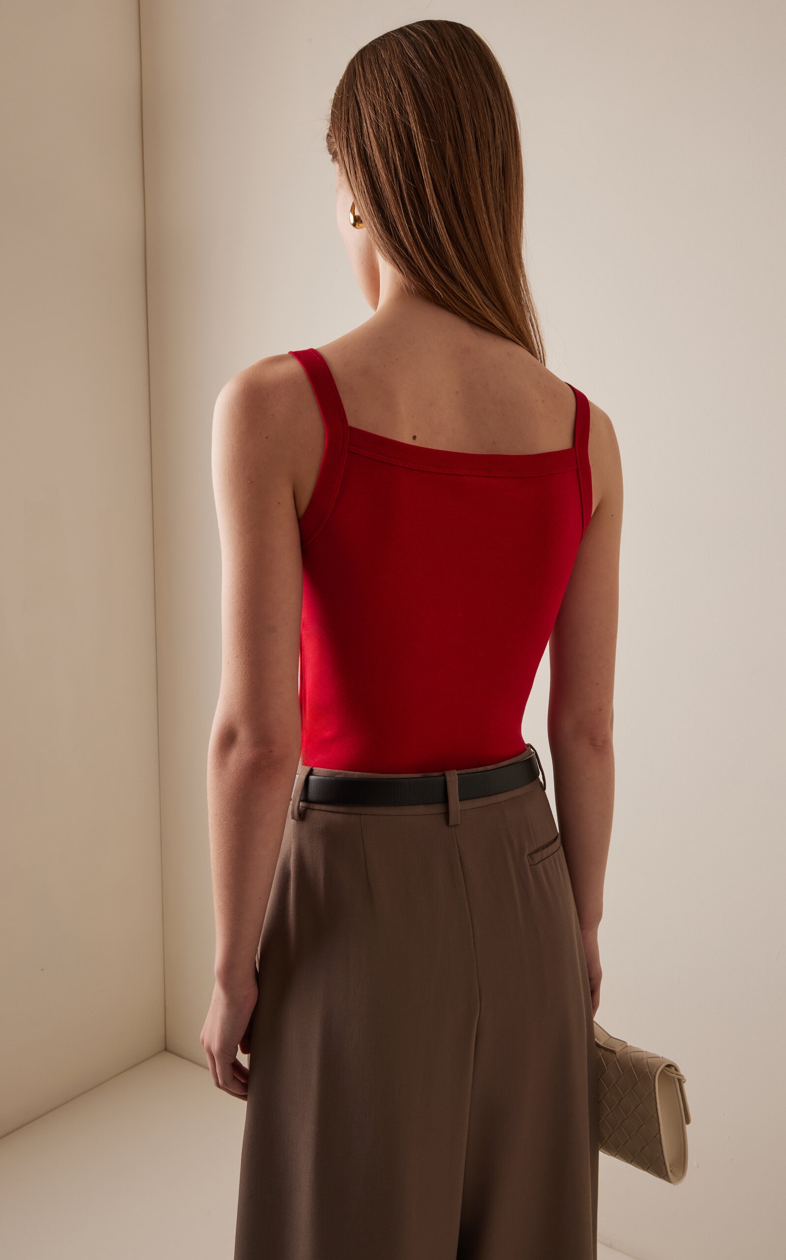 May Organic Cotton Camisole Top red - 4