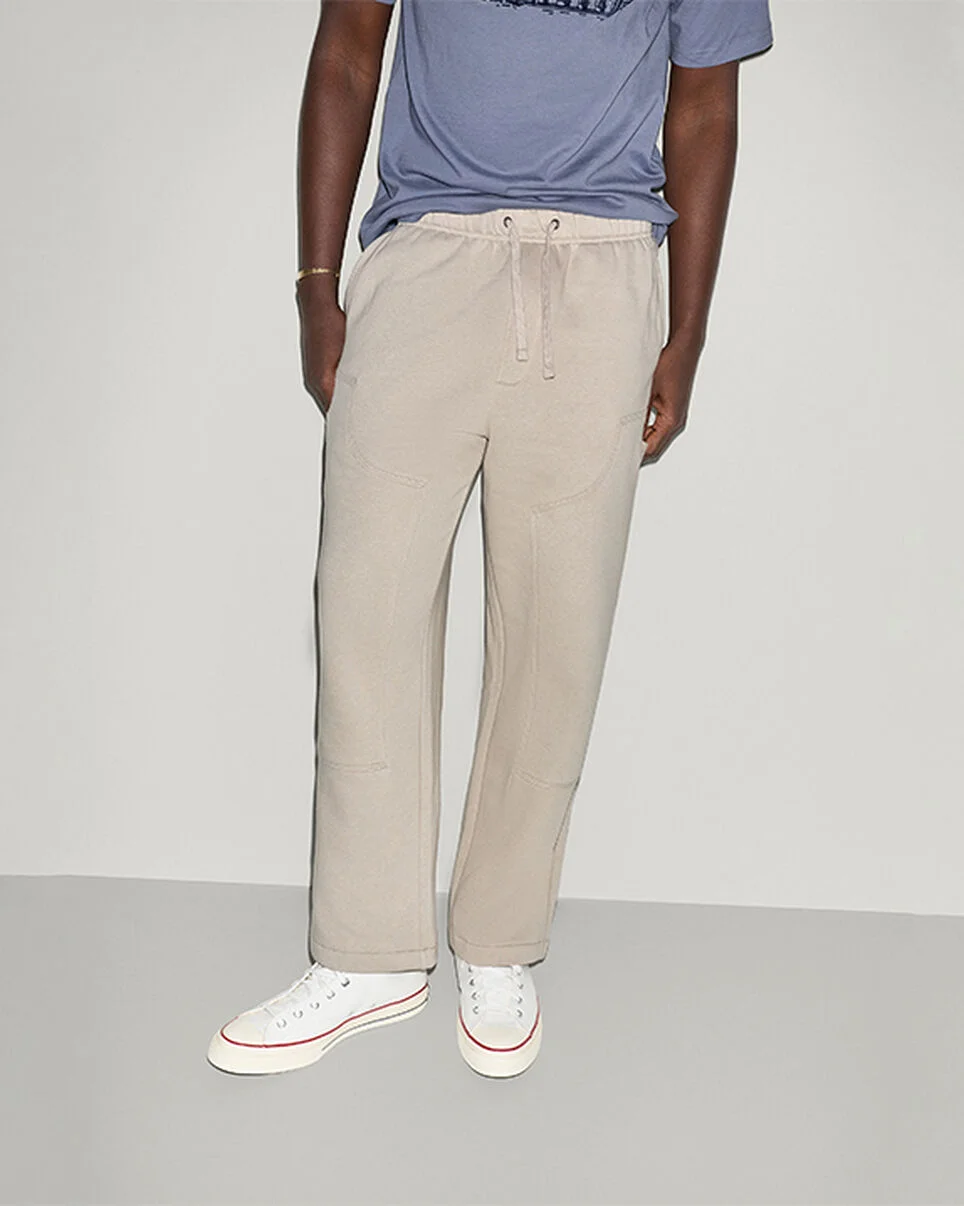 Double Knee Relaxed Sweatpants - 1
