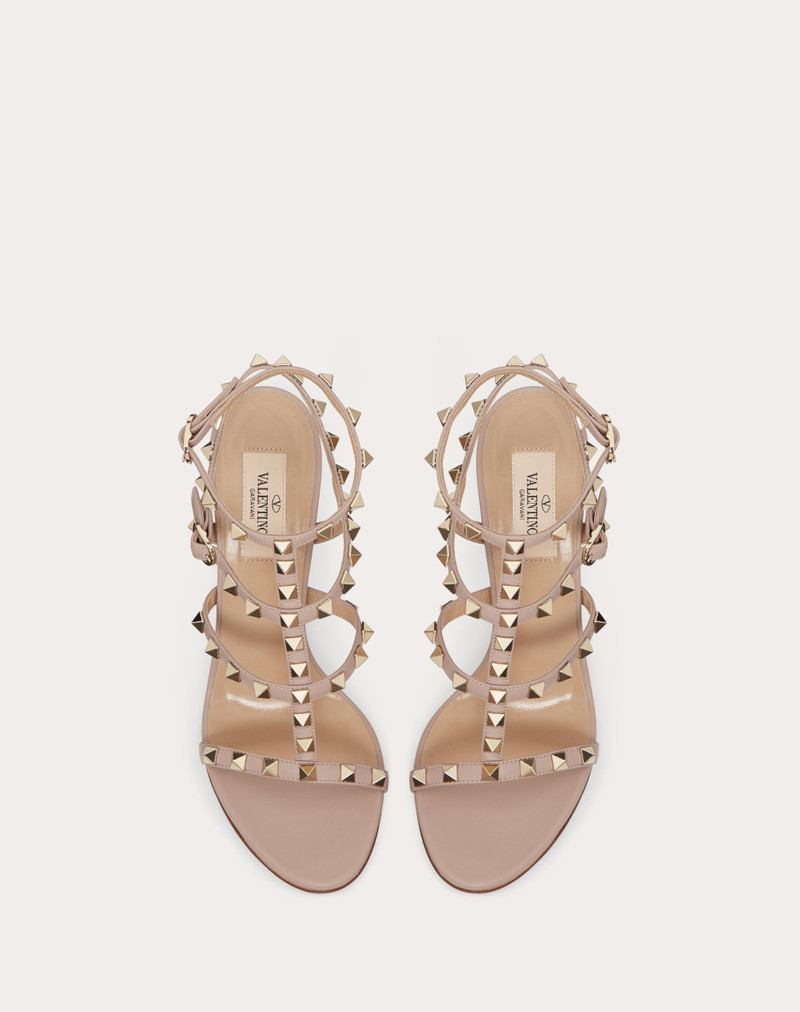 ROCKSTUD CALFSKIN ANKLE STRAP SANDAL 100 MM 4