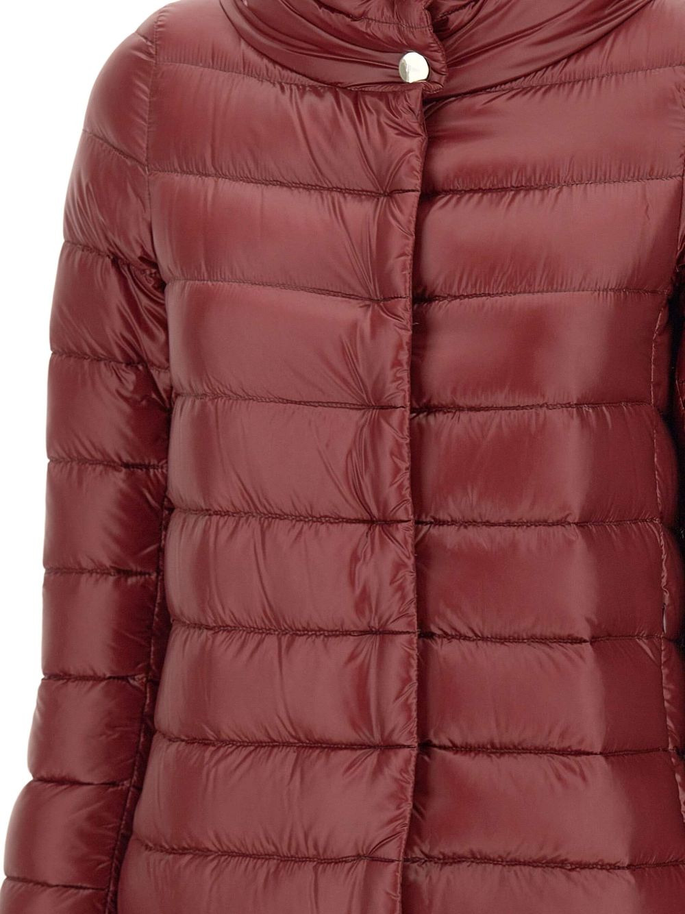 quilted high-neck coat - 4