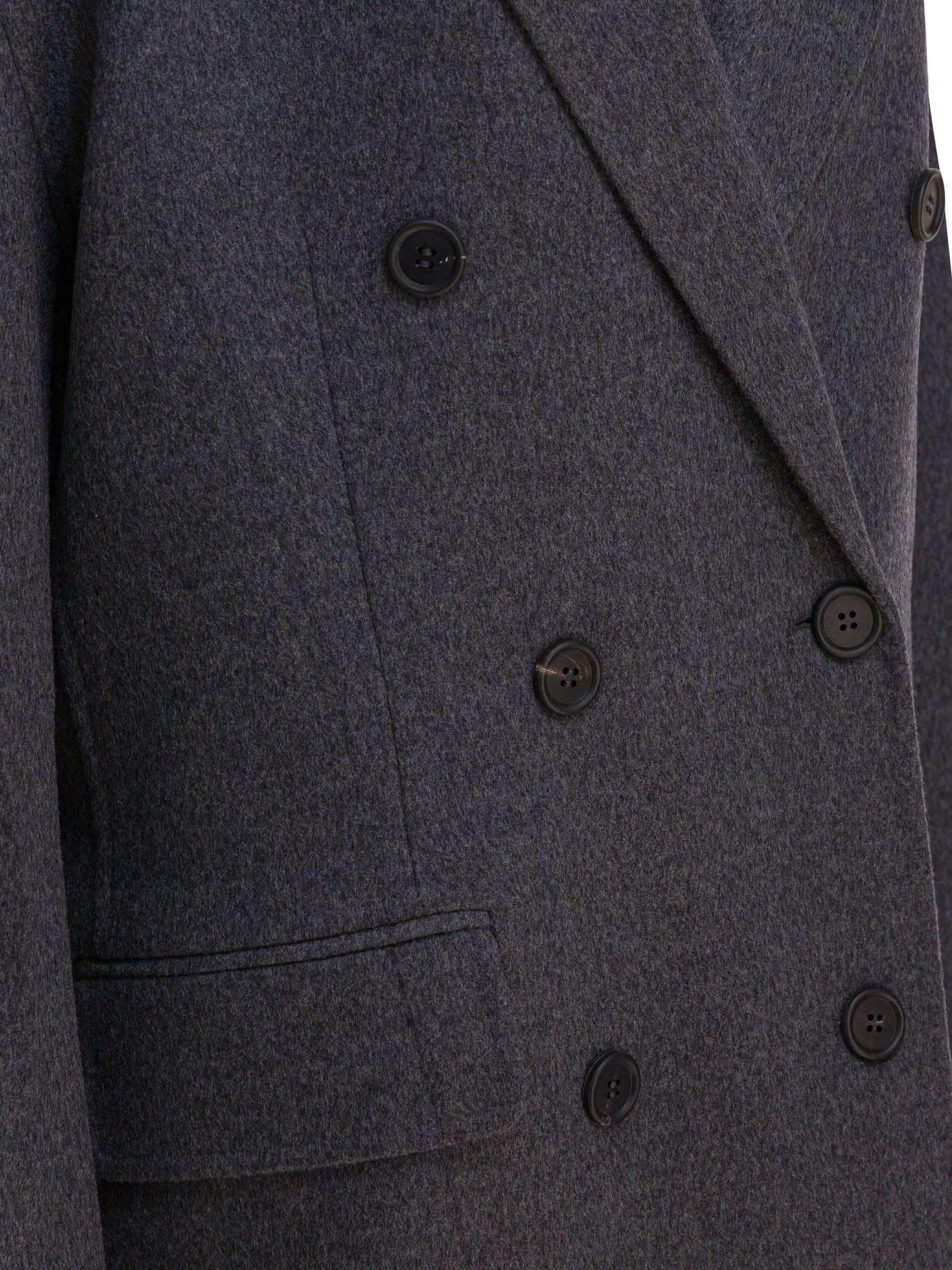 Prada Double-breasted Wool And Cashmere Coat - 4