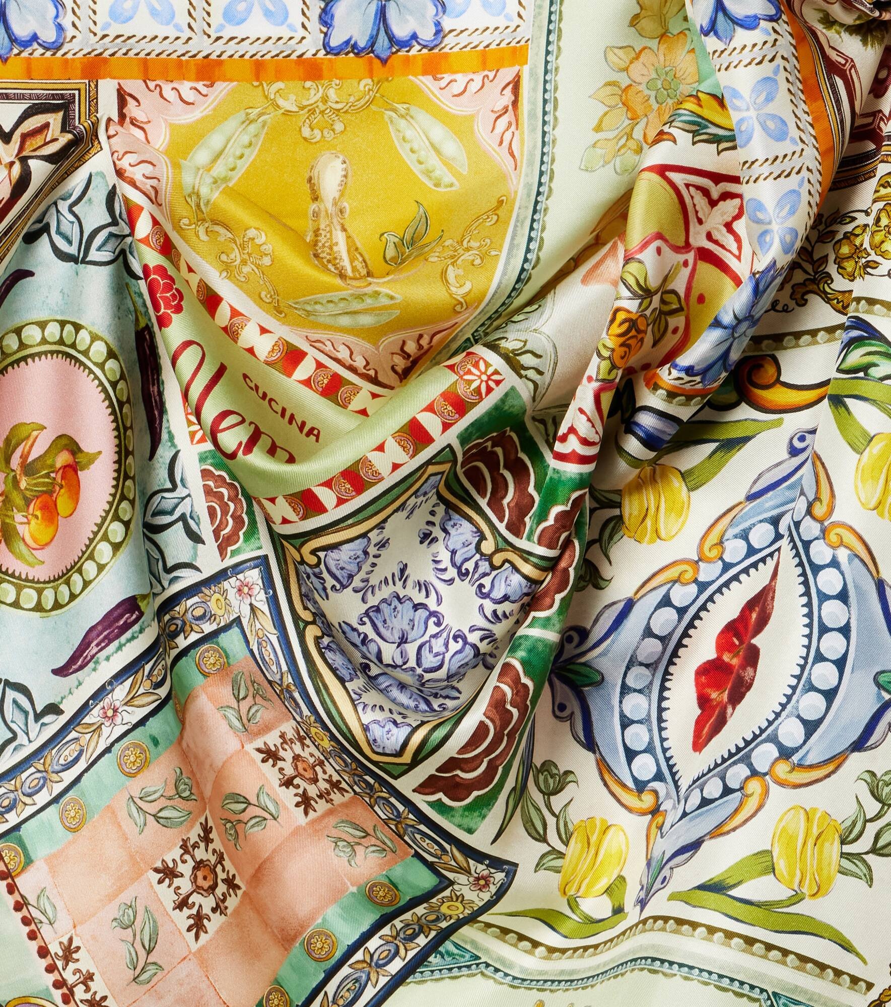 Tommasina printed silk scarf - 4