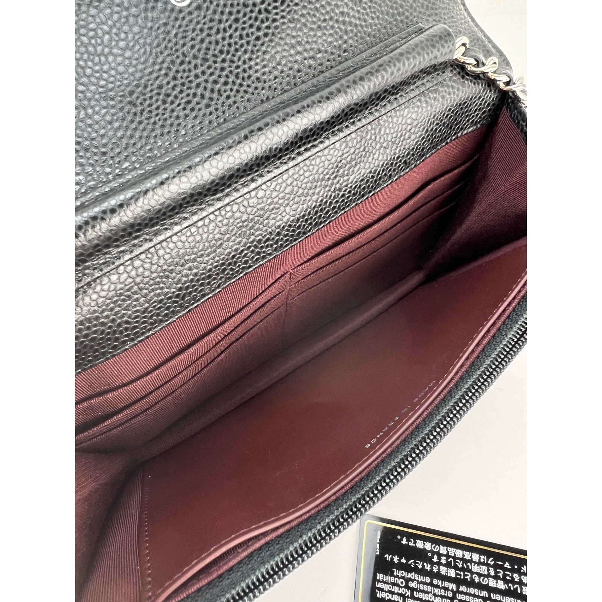 Chanel Quilted Caviar Calfskin Wallet on a Chain Clutch - 4