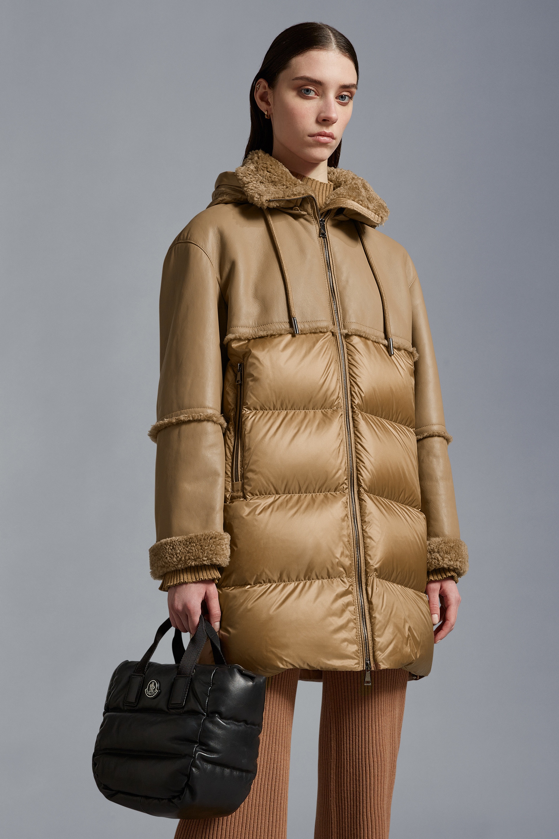 【MONCLER】CARADOC ミニトートバッグ エレガント レザー MONCLER】CARADOCミニトートバッグ (MONCLER/トートバッグ