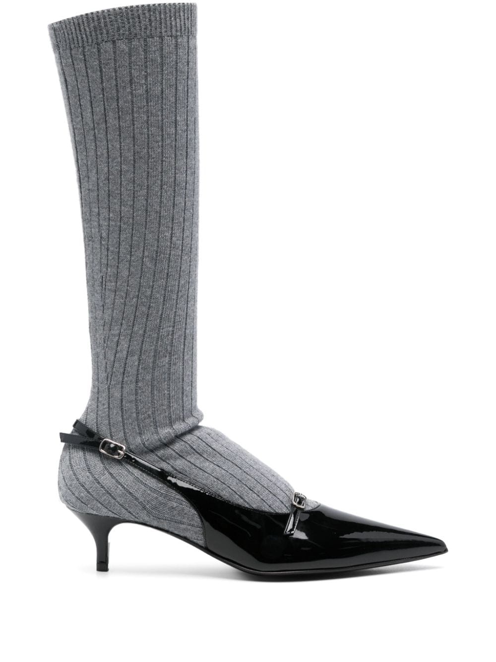 50mm knitted boots - 1