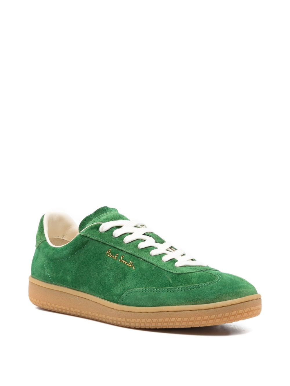 suede lace-up sneakers - 2