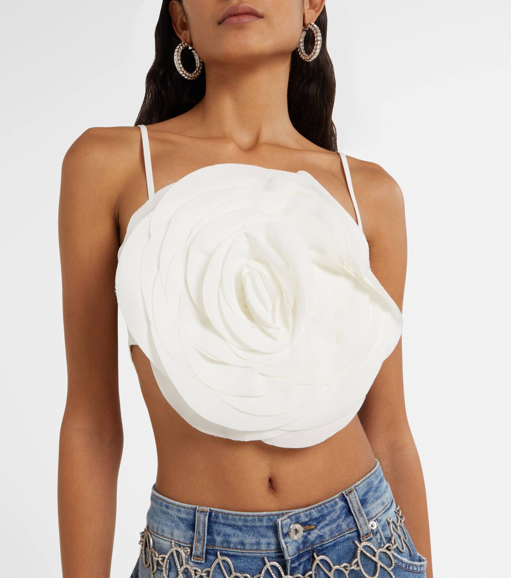 Floral crop top - 4