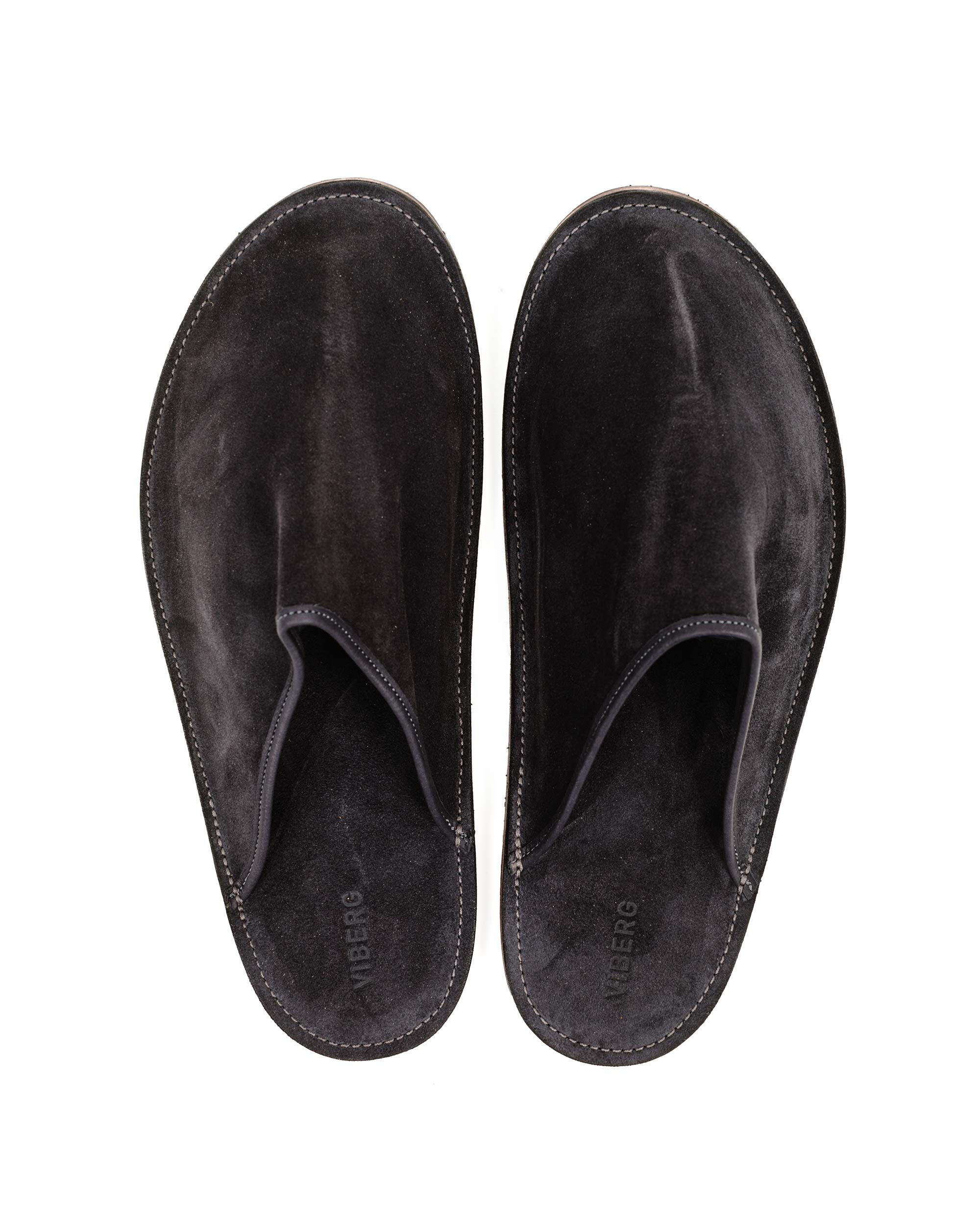 Slide Storm Grey Janus Calf Suede - 5