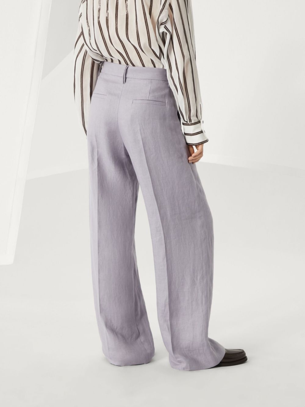 Loose Pleated trousers - 4