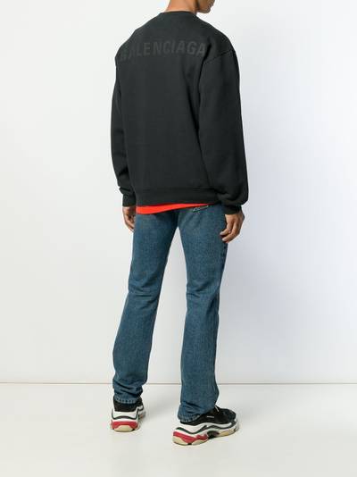 BALENCIAGA tonal logo sweatshirt outlook