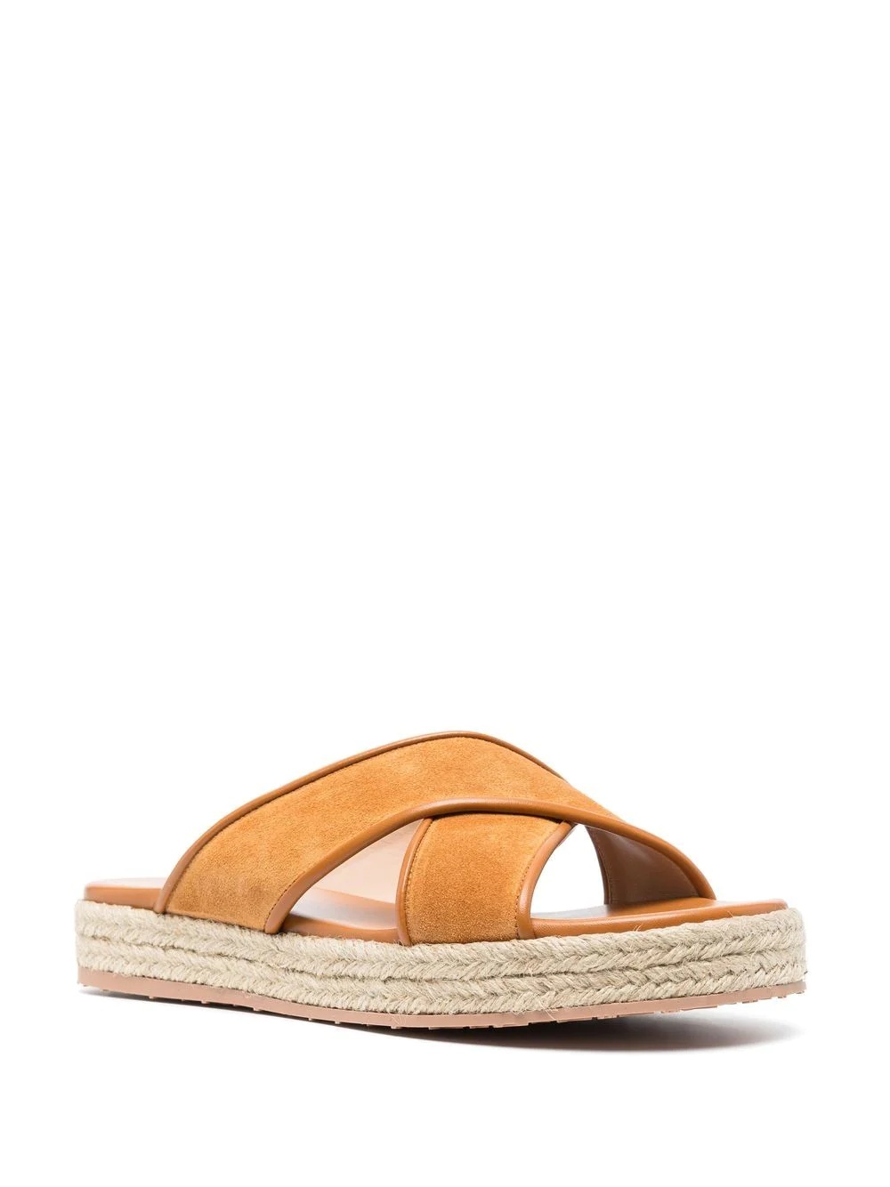 suede flatform sandals - 2