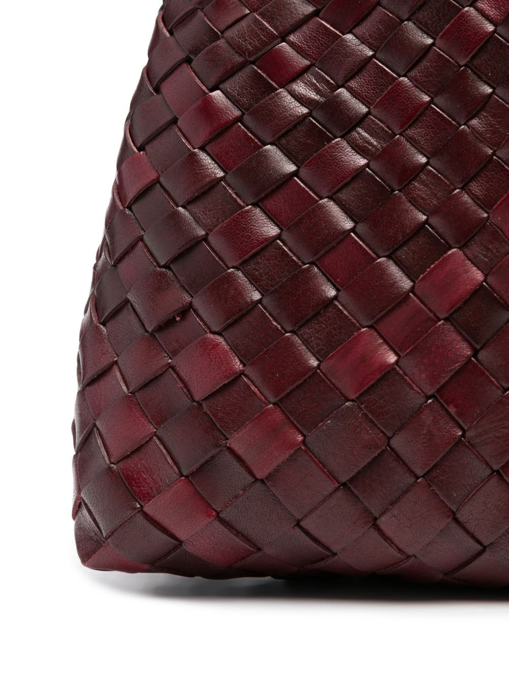 woven-leather tote bag - 4