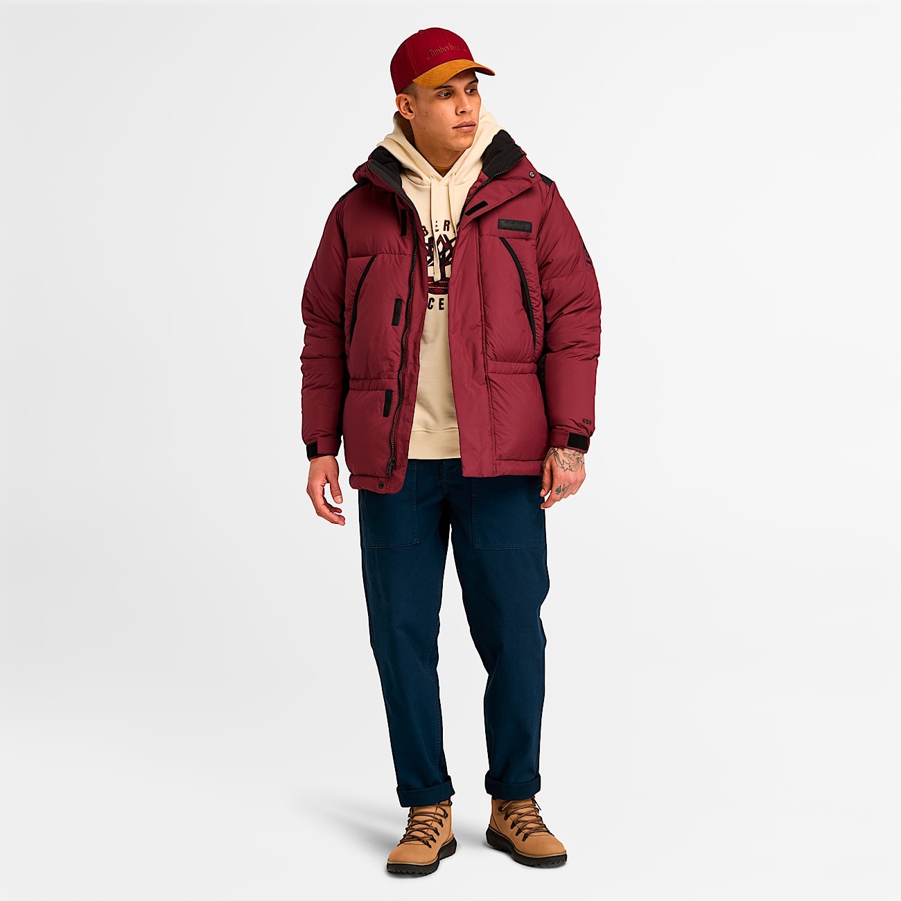 Men's Timberland® Heritage Plaid Logo Hoodie - 3