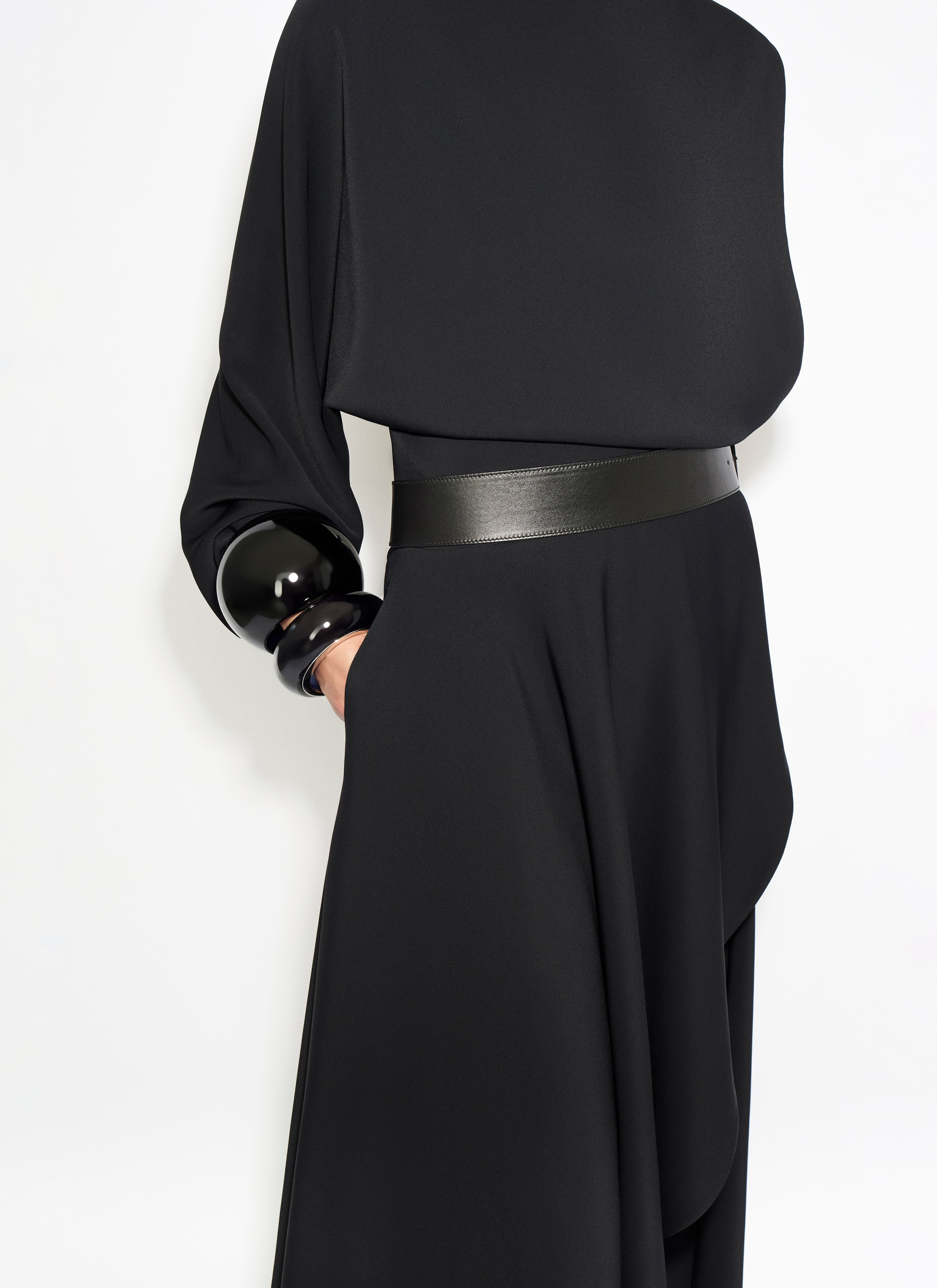 【関税&送料込】Alaia Stretch Cady Dress Alaïa BELTED CADY DRESS | REVERSIBLE