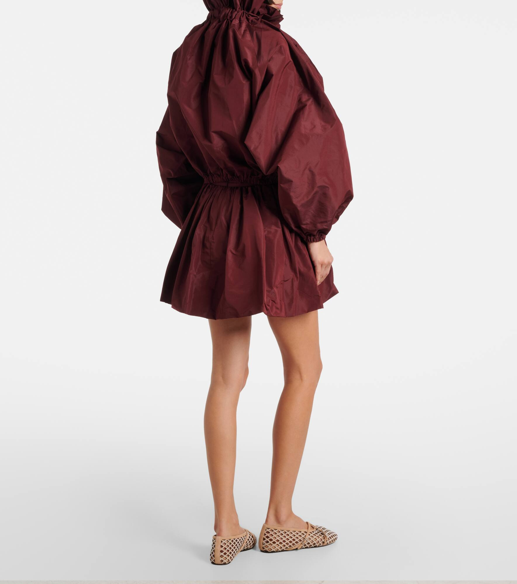 Faille balloon miniskirt - 3