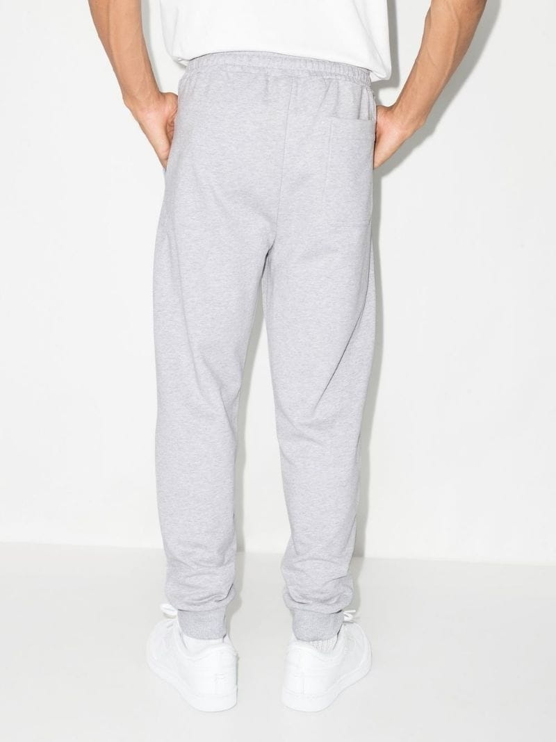 logo-print tapered track pants - 3