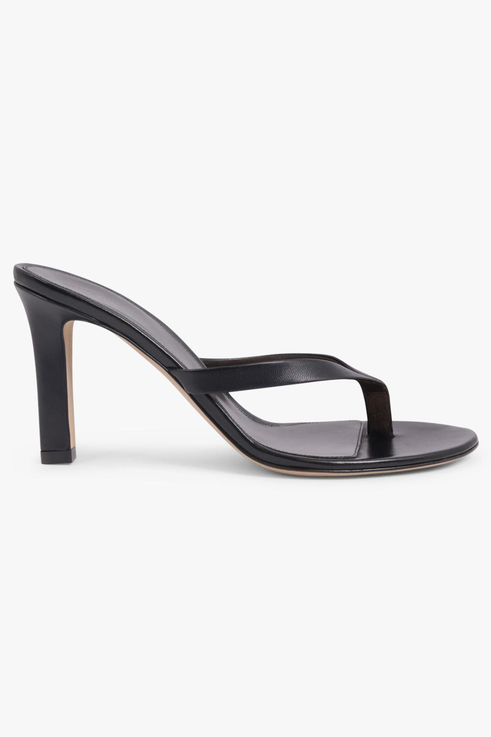 SACHA 90MM THONG HEEL | BLACK - 2