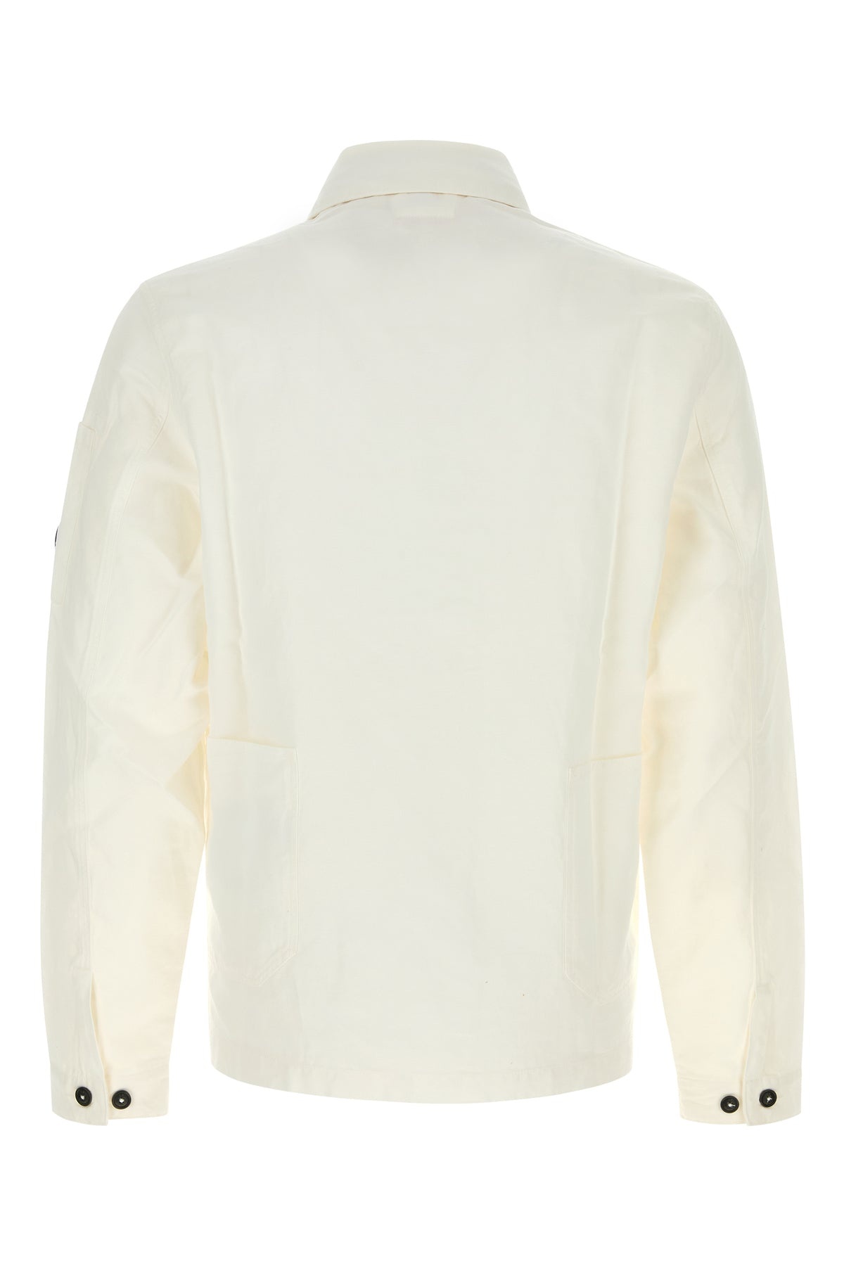 White cotton blend jacket - 2