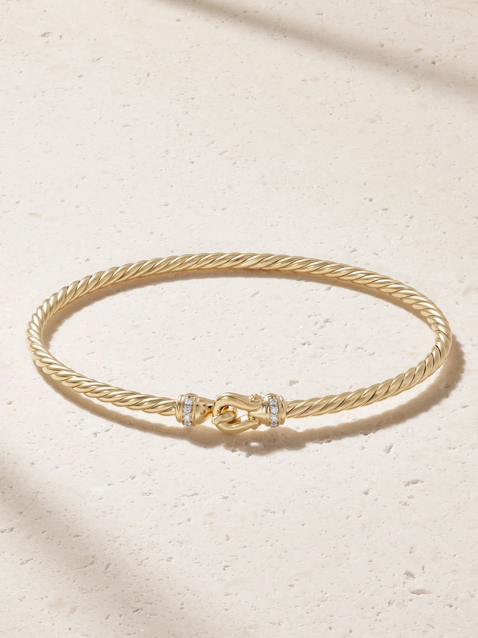 Cablespira® 18-karat gold diamond bracelet Gold - 1