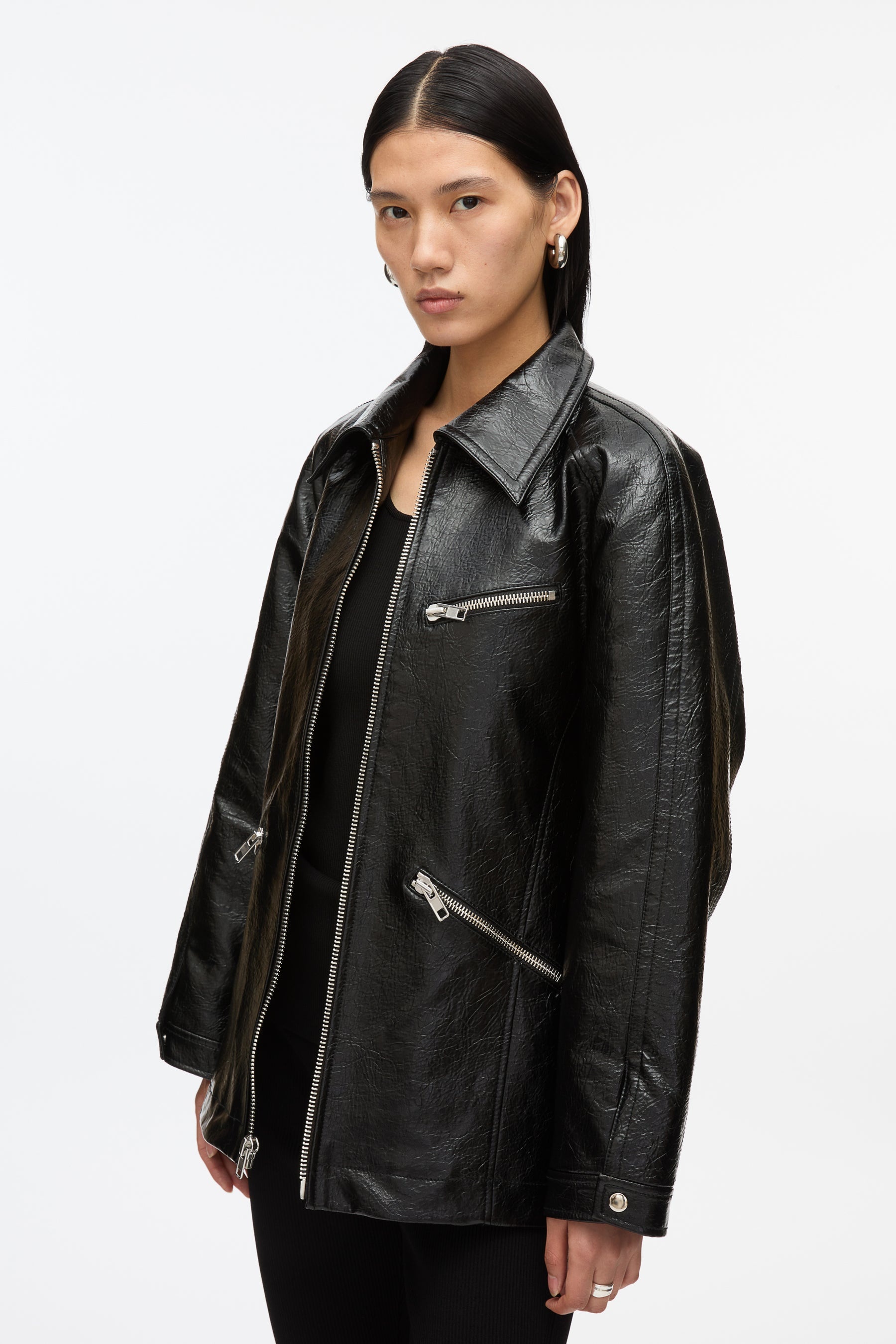 Faux Leather Ranch Jacket - 5