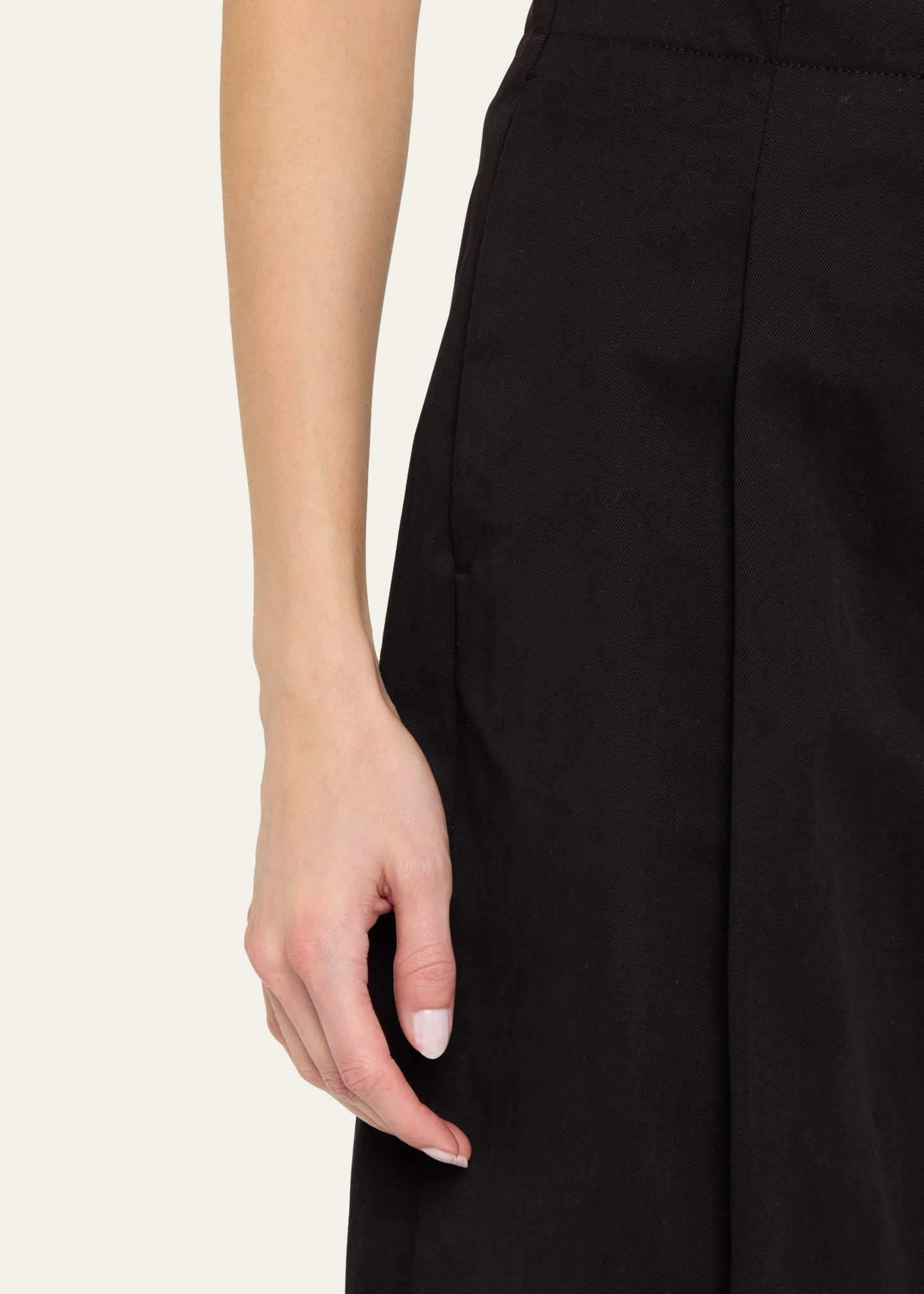 Deep Pleat Volume Ankle Pants - 5