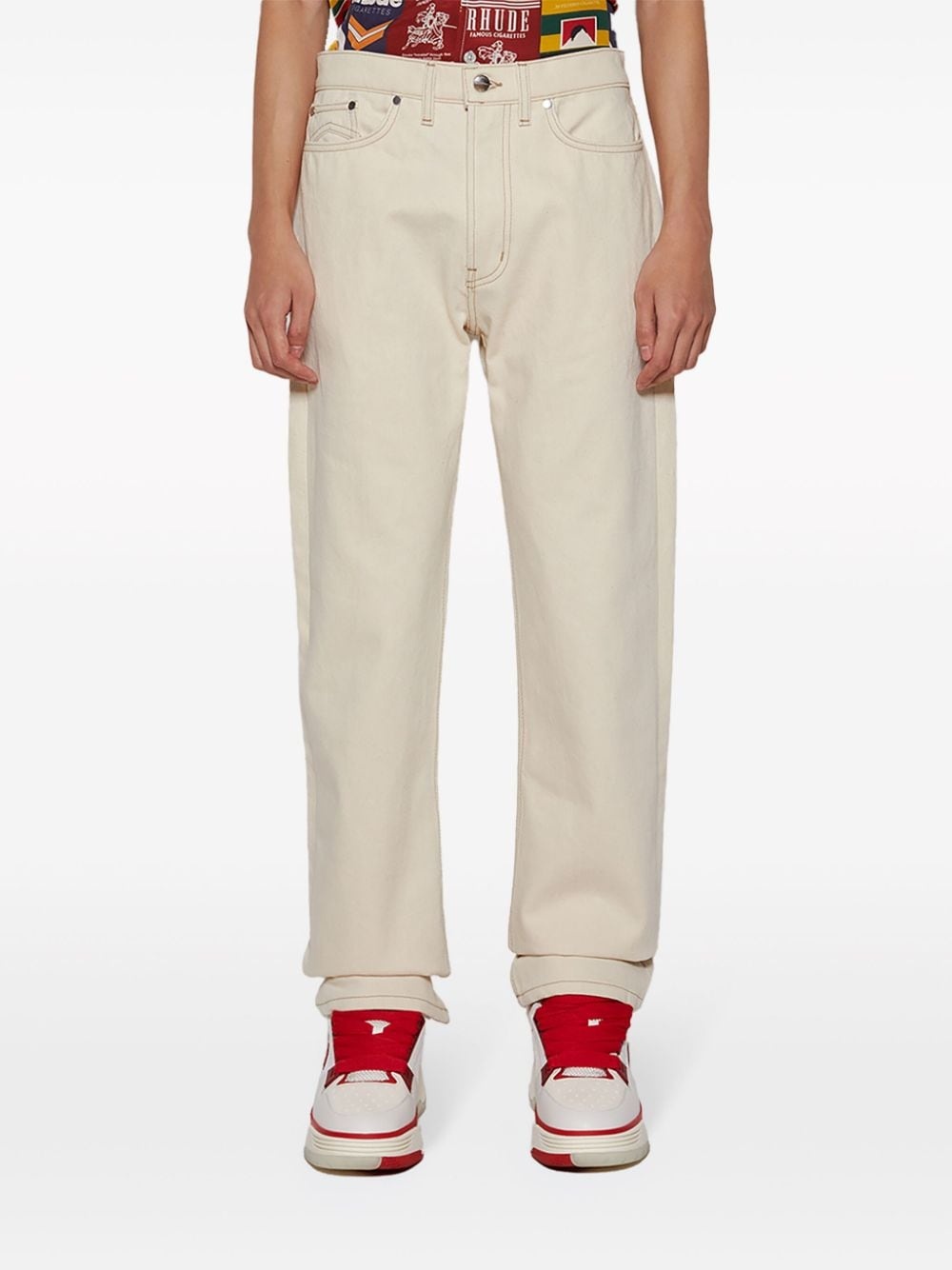 90s straight-leg jeans - 3