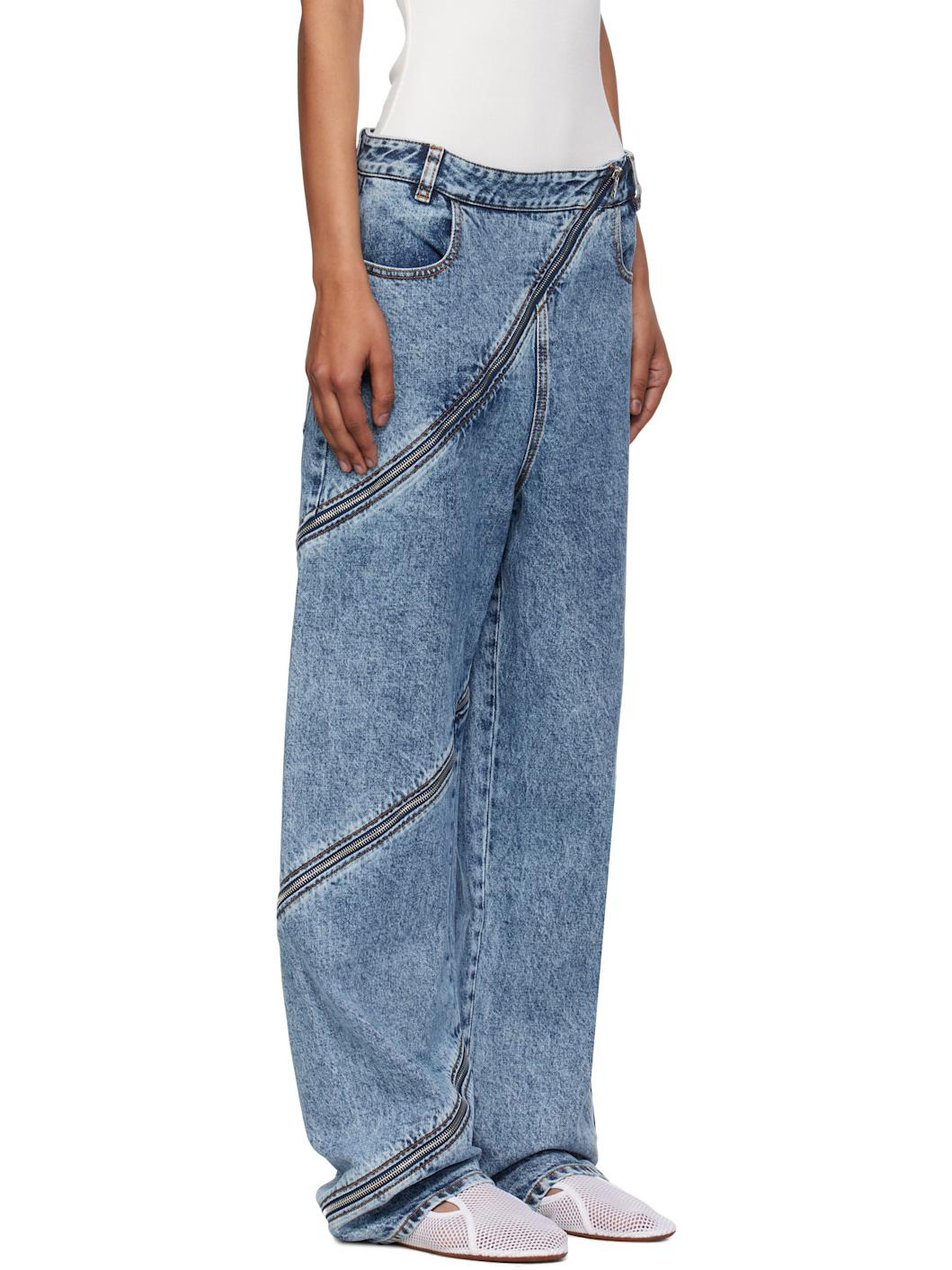 Blue Spiral Jeans - 2