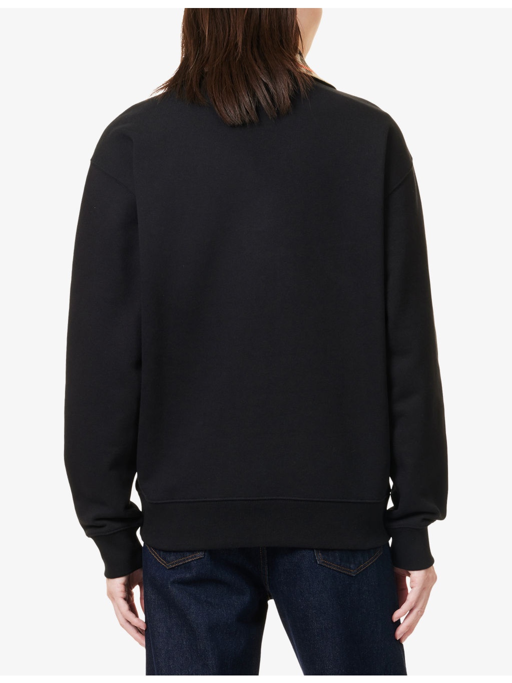 Logo-Embroidered Funnel-Neck Cotton Sweatshirt - 4