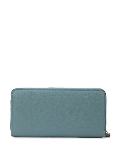 Valentino calf leather VLOGO detail wallet outlook