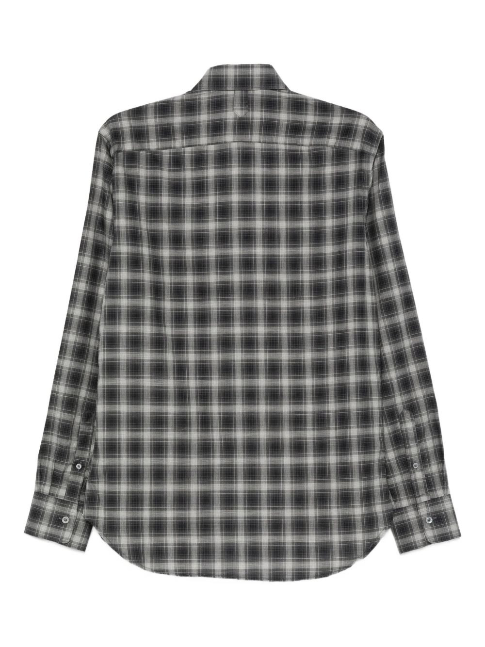 checked cotton shirt - 2