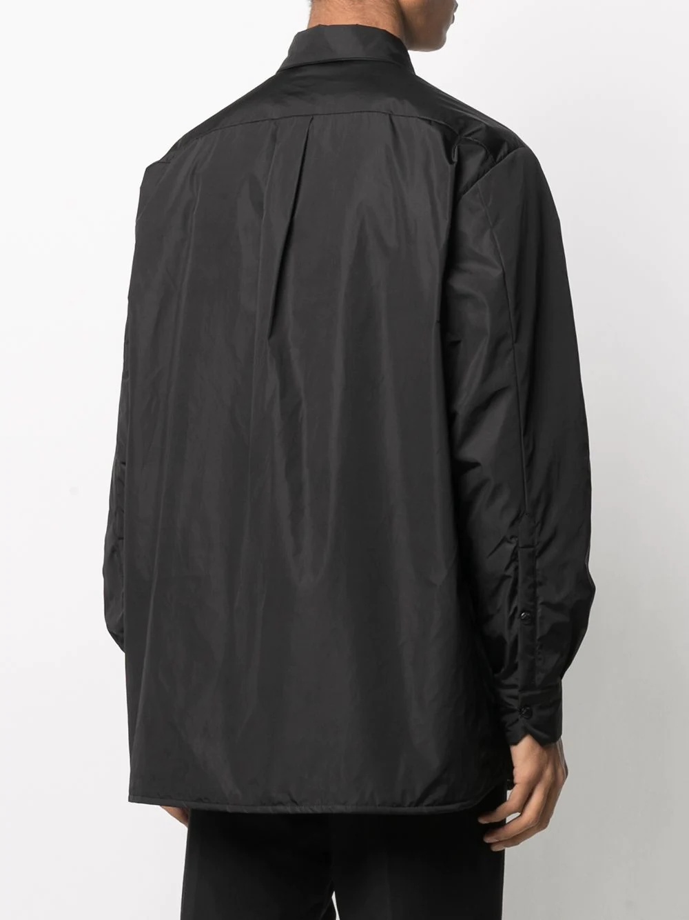 VLTN tag shirt jacket - 4