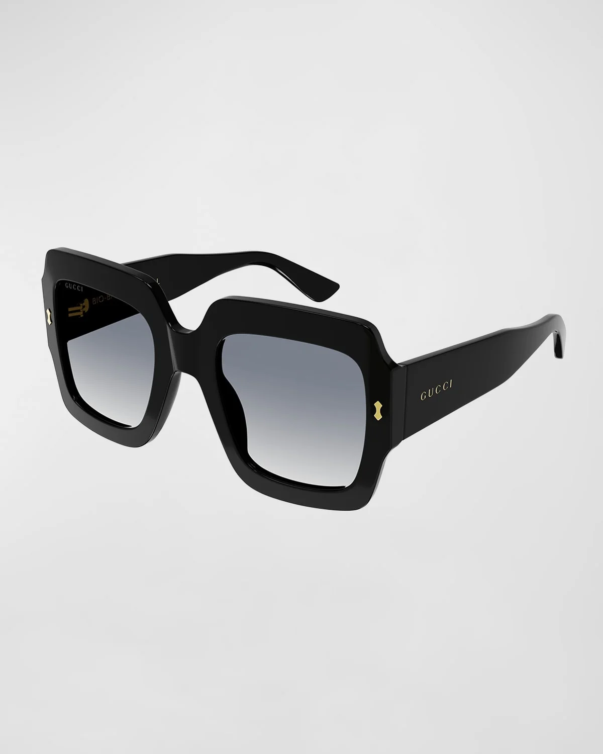 Gradient Rectangle Acetate Sunglasses - 1