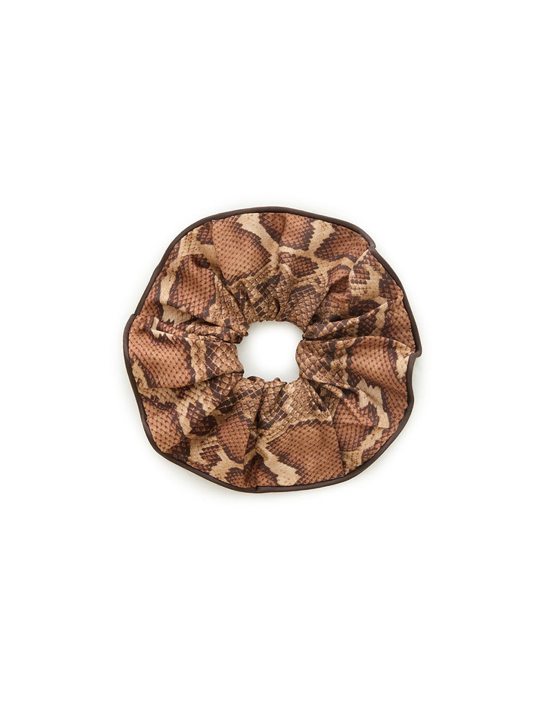 PRINTED SILK SCRUNCHIE 3