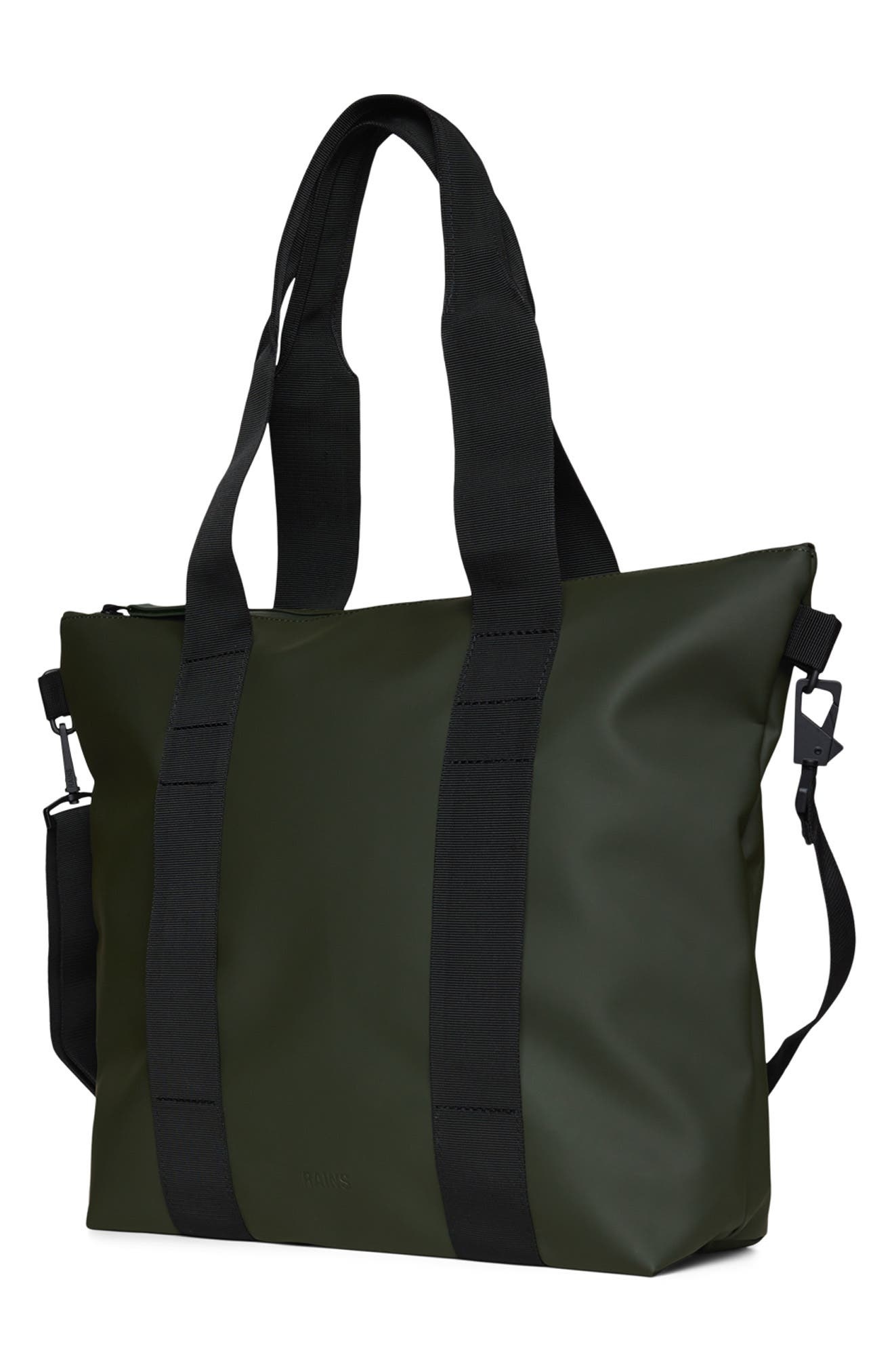 Rains Waterproof Tote Bag in Green at Nordstrom - 3