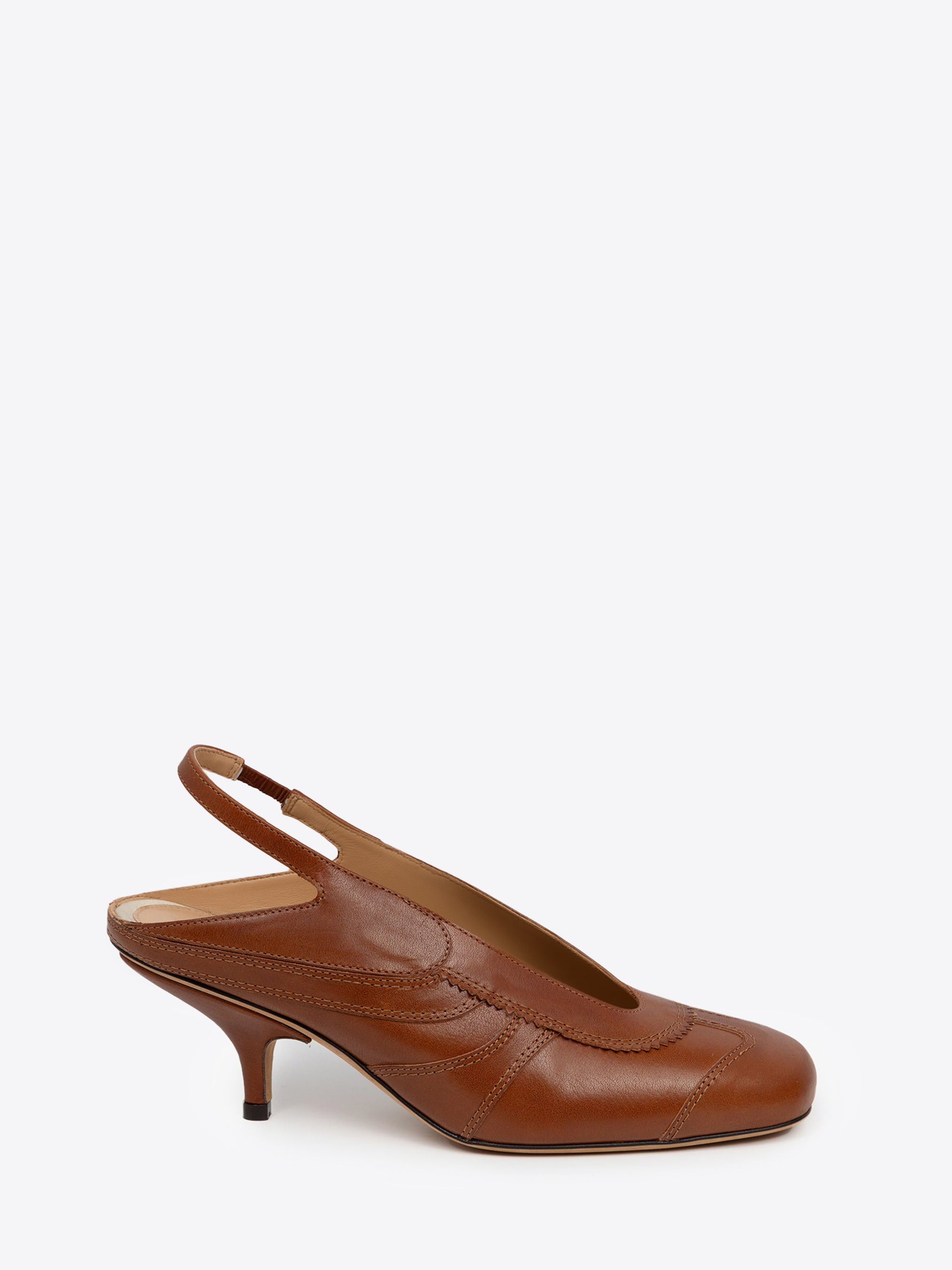 LEATHER SLINGBACK PUMPS - 2