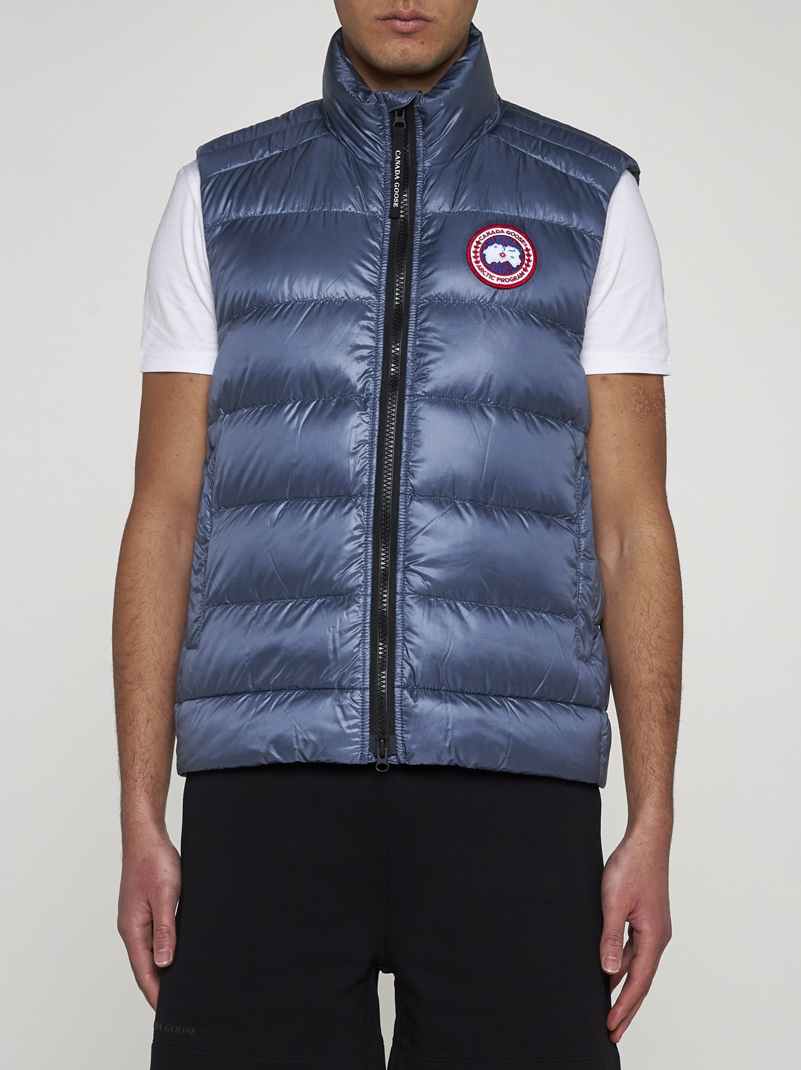 Crofton quilted nylon down vest - 3