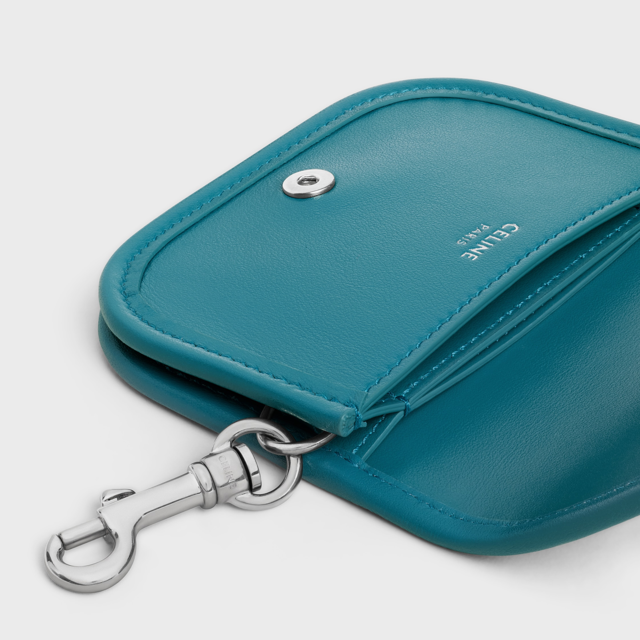 KEYRING NANO BESACE TRIOMPHE IN SMOOTH CALFSKIN - 4