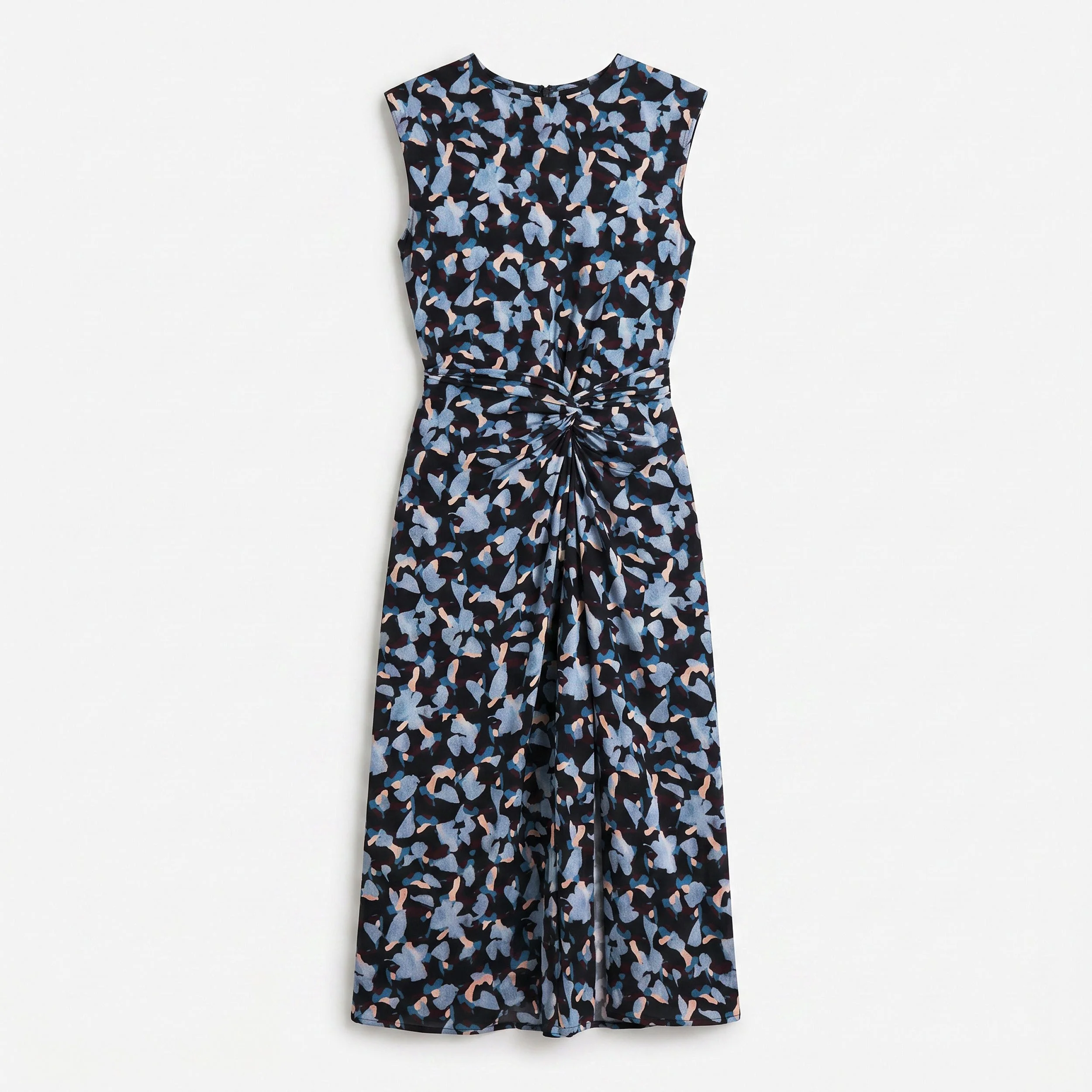 Zita Drape Dress - Light Printed Jersey - 1