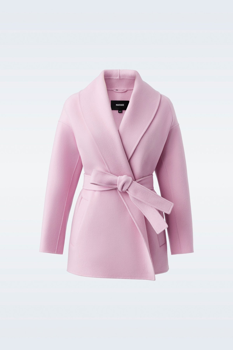 TYRA Double-Face wool robe jacket 1