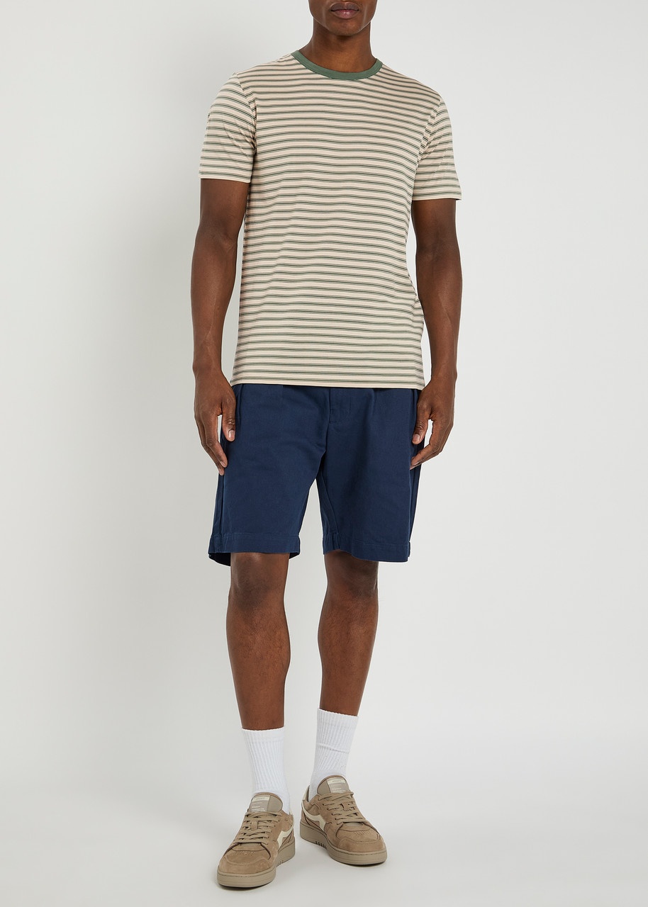 Sunspel Striped Cotton T-shirt - 4