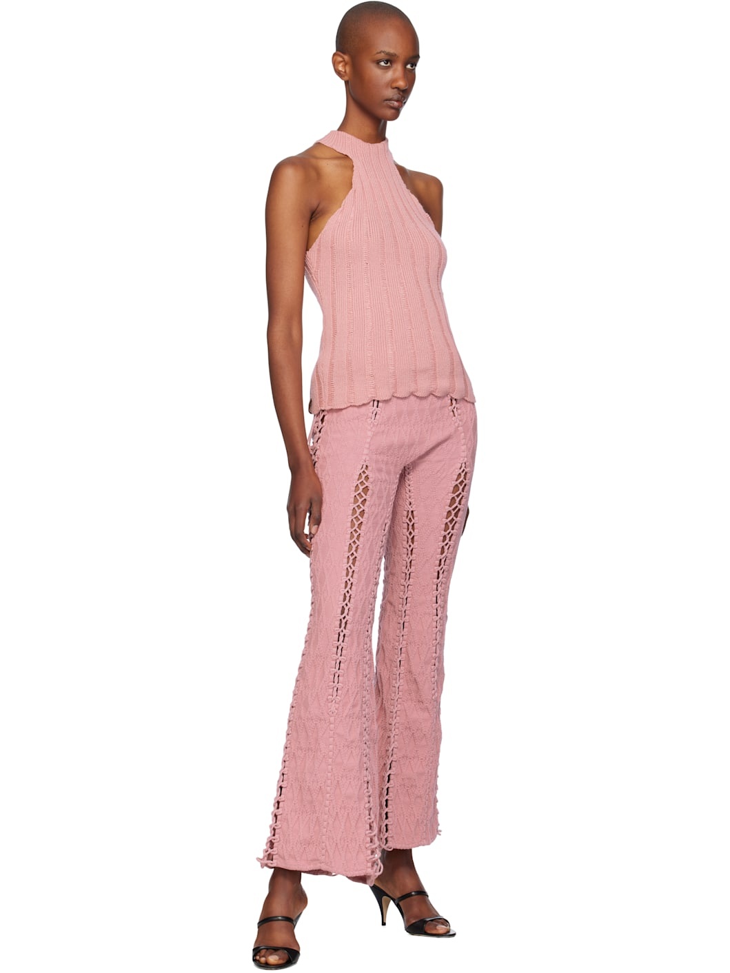 Pink Lily Halter Neck Tank Top - 4