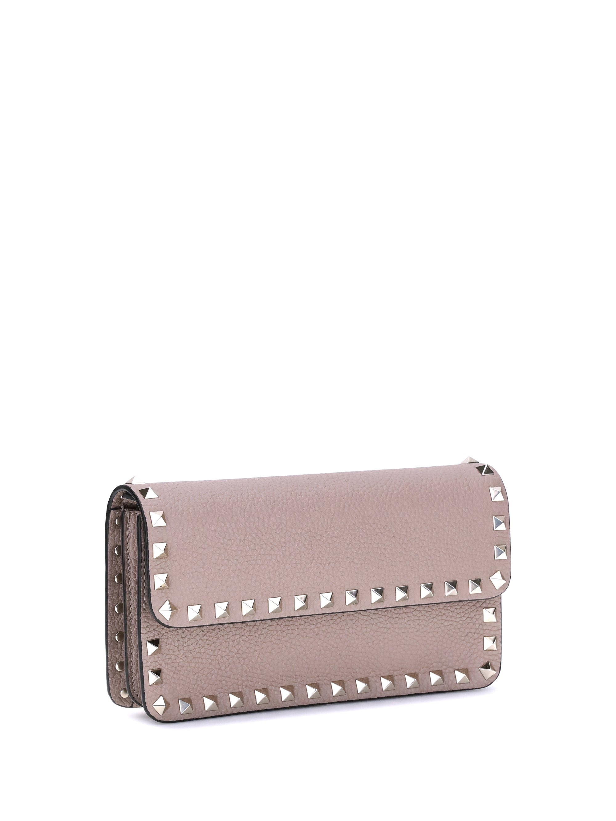 Valentino Garavani Women Rockstud Pochette With Chain - 2