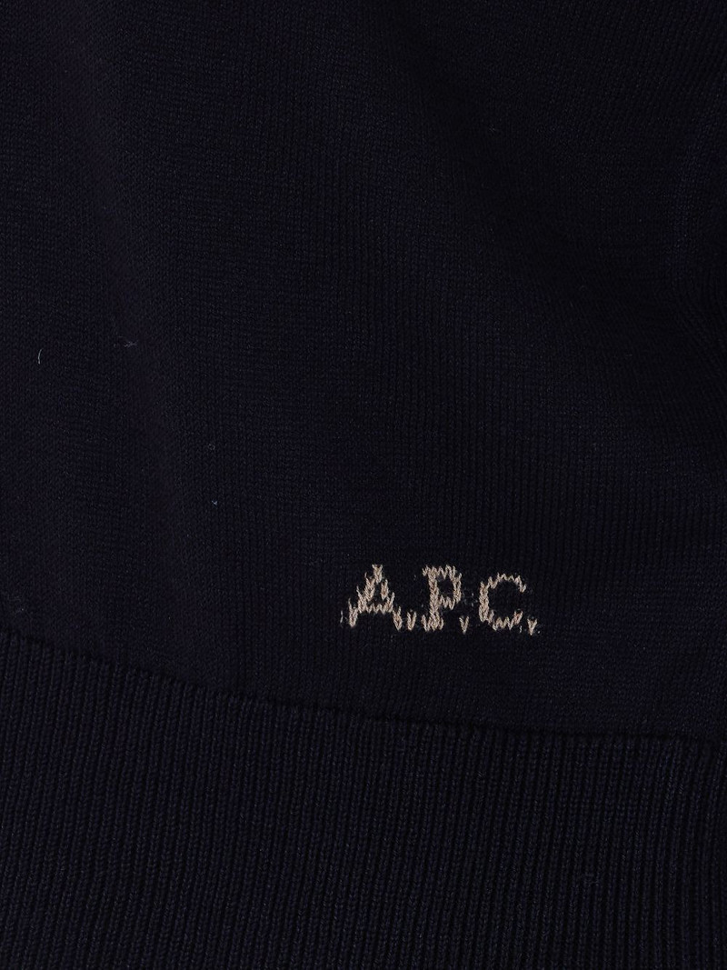 embroidered-logo cardigan 3