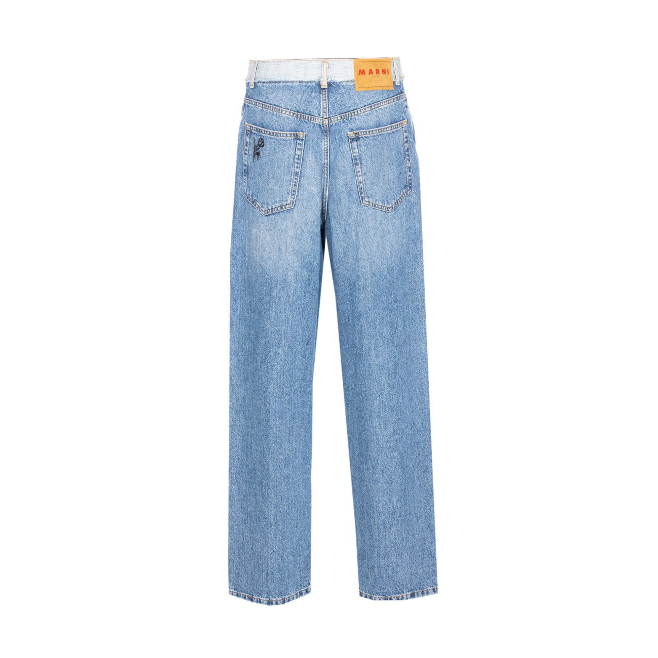 Marni Women Embroidered Denim Jeans - 2