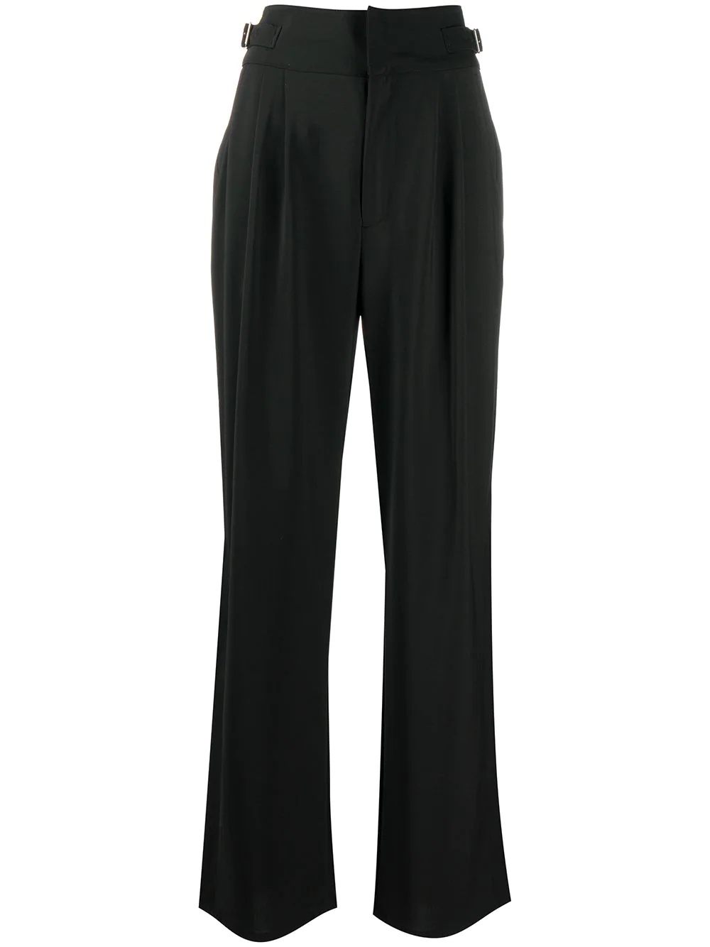 high-waisted wide leg trousers - 1