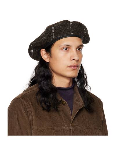 NEEDLES Brown Check Beret outlook