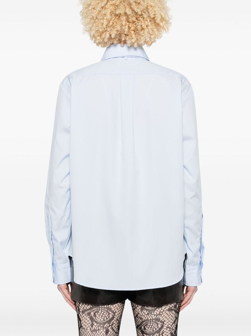 rose bouquet-print shirt - 4
