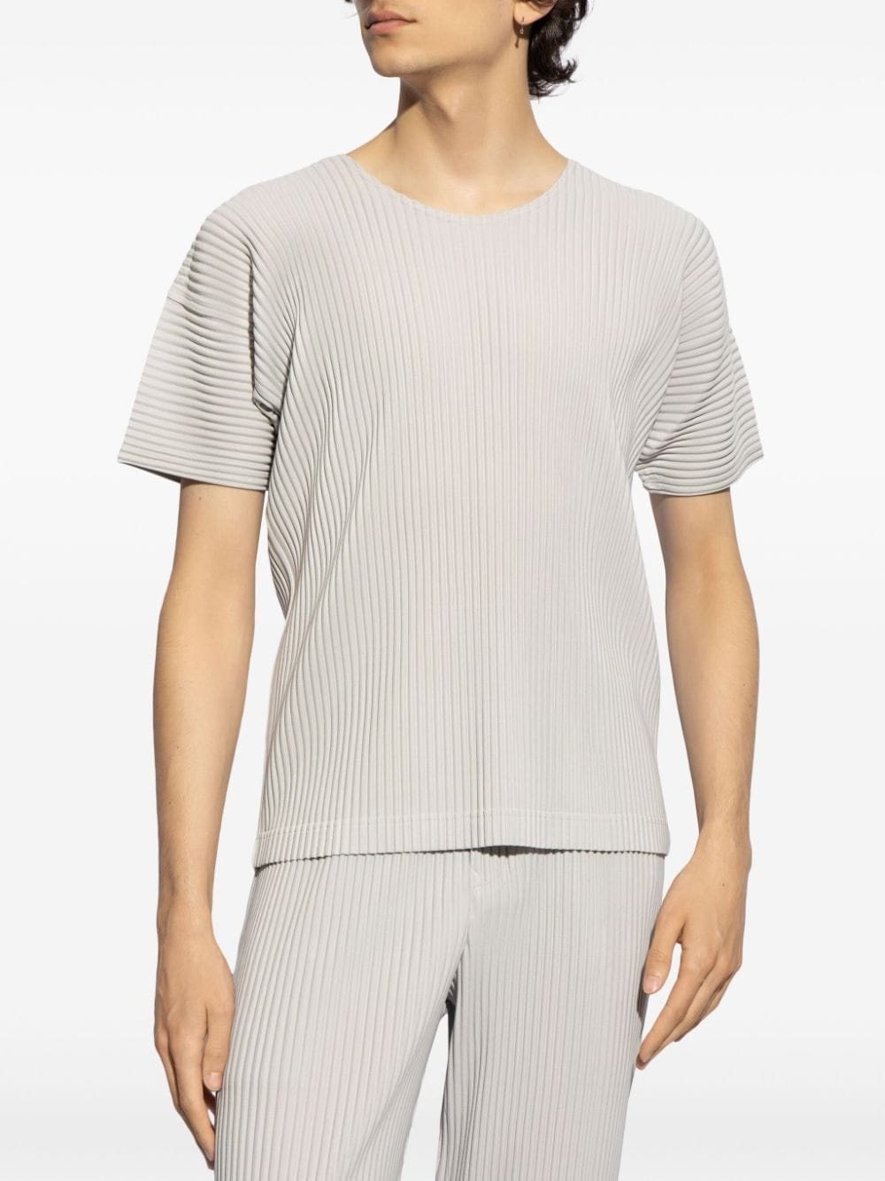 pleated short-sleeve T-shirt - 3