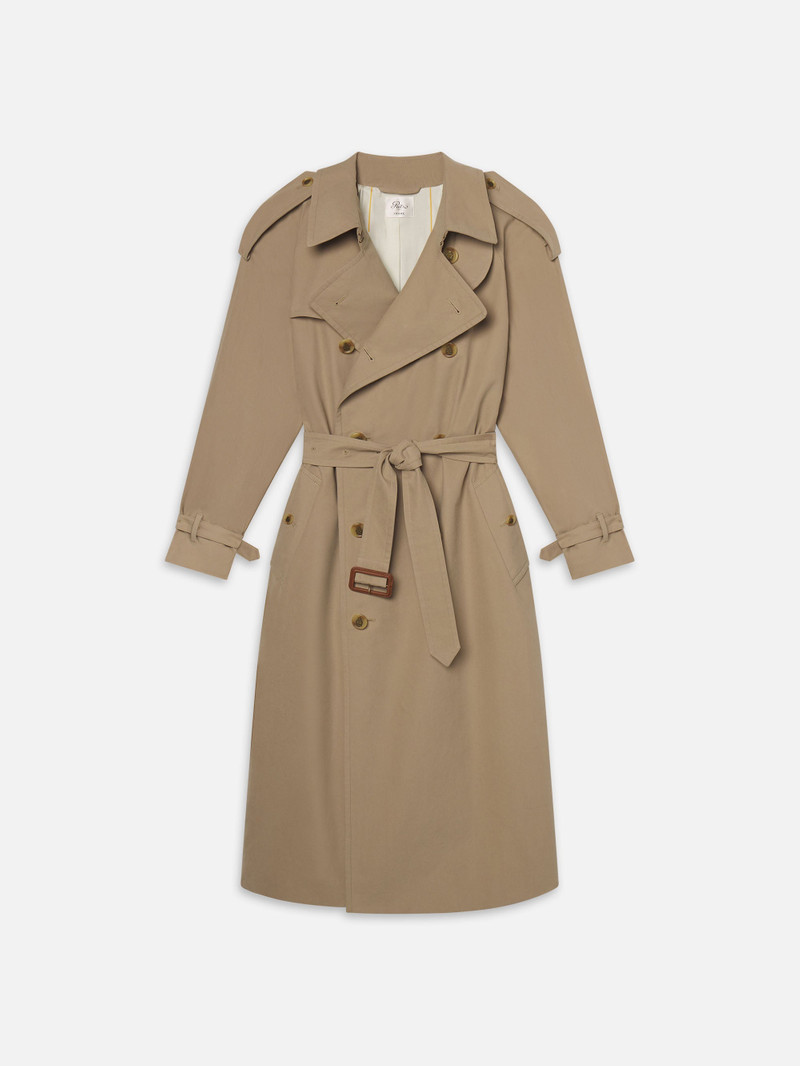 Ritz Classic Trench in Warm Taupe 1