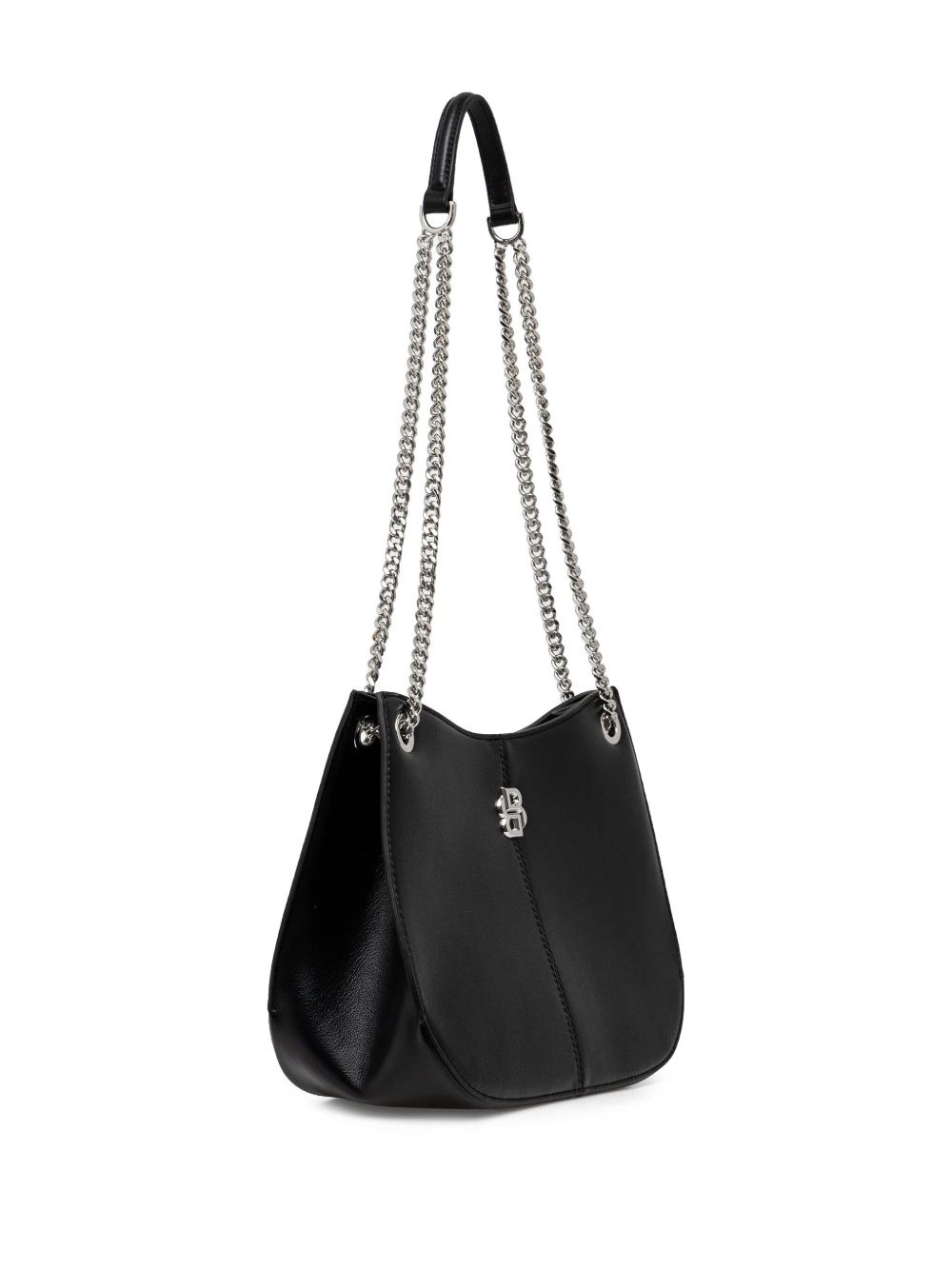 logo-plaque shoulder bag - 3